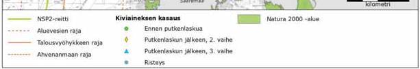 Leviämisnopeuden laskennassa noudatetaan viitteessä /5/ esitettyjä ohjeita, olettaen että: 30 % kiviainesmäärästä aiheuttaa leviämistä putoavan kiviaineksen nopeus putken sisällä on 1,44 m/s 10 %