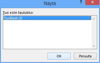 Pikavalikon komennoilla voit myös poistaa valitun työarkin (Delete) tai antaa sille uuden nimen (Rename).