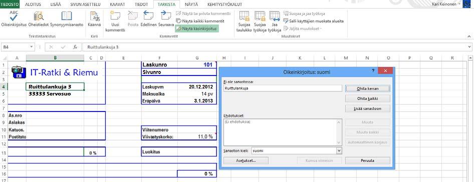 Oikoluku Oikoluvulla tarkoitetaan tekstin oikeinkirjoituksen tarkastamista. Oikoluvulla valvot sanojen kirjoitusasua ja virkkeiden kielioppia.