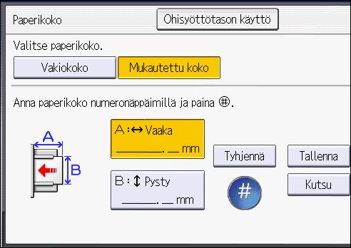 3. Kopiointi Kopiointi kirjekuorille Tässä kerrotaan, miten kopioit vakio- ja erikoiskokoisille kirjekuorille.