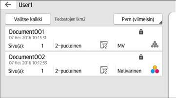 Tulostuksen pikavapautus -toiminnon käyttö (Smart Operation Panel) Tulostuksen pikavapautus -toiminnon käyttö (Smart Operation Panel) Tähän laitteeseen asennetut pikasovellukset mahdollistavat