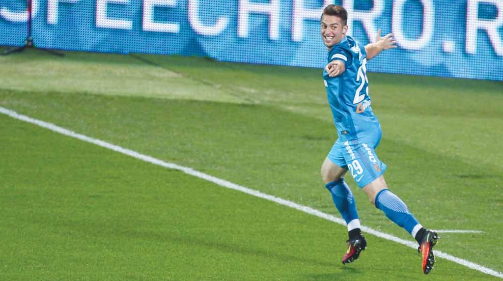 2 FUTBAL streda 21. 9. 2016 RÓBERT MAK sa rozstrieľal v Zenite Petrohrad Správny krok krídelníka Spočiatku to vyzeralo, že prestup Róberta Maka do Zenitu Petrohrad bol krok vedľa.