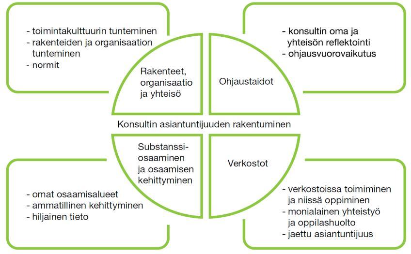 Konsultatiivinen työote arjessa Ammattihenkilön ohjausvuorovaikutuksen elementtien tietoista hyödyntämistä ja ratkaisujen pohtimista tilanteissa, joissa kollega tai muu ammattihenkilö