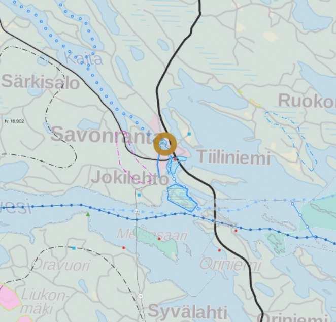 Selostus, ehdotus 10.5.2017 6 Kuva: Maakuntakaavan yhdistelmäkartta (Etelä-Savon maakuntaliitto 2016). Etelä-Savon 2.