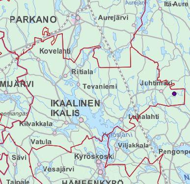 Sijainti Iso-Saareksen alue sijaitsee Ikaalisten itäosassa, Ylöjärven (Kurun) rajan tuntumassa. Pinta-ala Alueen pinta-ala on noin 133 hehtaaria.