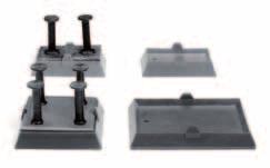 PUTKILÄPIVIENTI VARAUS Kpl/Pakkaus 3455 65/80 mm putkille 100 3435 45 x 70 mm 3445 50 x 90 mm 3450 60 x 80 mm 3440 45 x 95 mm VAROITE Varoitetta käytetään vapaina törröttävien raudanpäiden