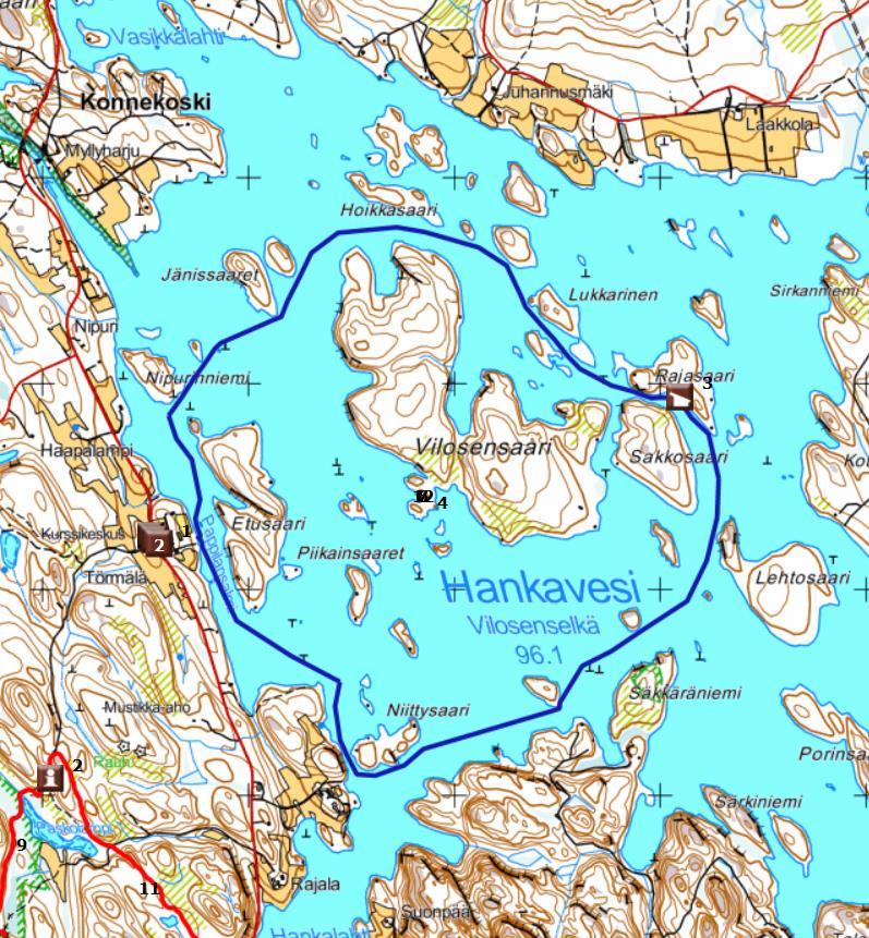 Sivu 5/9 Liite 1: REITTISUUNNITELMA Aloitus- ja lopetuspaikka: Törmälän loma- ja kurssikeskus Konnekoskentie 552, 77700 Rautalampi Aikataulu: