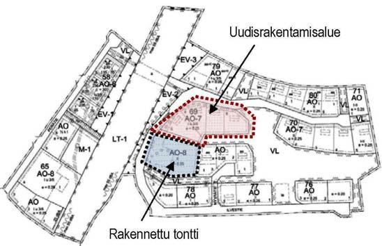 PETÄJÄVEDEN KUNTA KAKSOSTEN ASEMAKAAVA ALUEEN RAKENTAMISTAPAOHJEET LIITE 3: Korttelin 69 tontit 4 8 SUSITIE Korttelin 69 tontit 4-8 KATTOMUOTO: - Asuinrakennuksessa harjakatto, kattokaltevuus noin