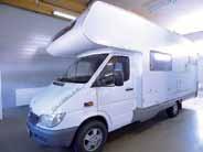Pit. 600 cm, alusta Fiat 2.0 JTD DETHLEFFS A 6773-00 19 900 Mercedes 313 -alustainen Dethleffs suurella takatallilla!