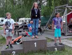 Tutut lastenleikit saivat kädet ja jalat heilumaan Lasten sarjan kolme parasta olivat 1. Peppi Wallenius, 2. Veeti Wallenius, 3.