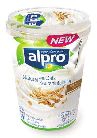 Alpro Soijapohjainen vaihtoehto jogurtille 500 g Käytä sellaisenaan marjojen, hedelmien tai myslin kanssa.