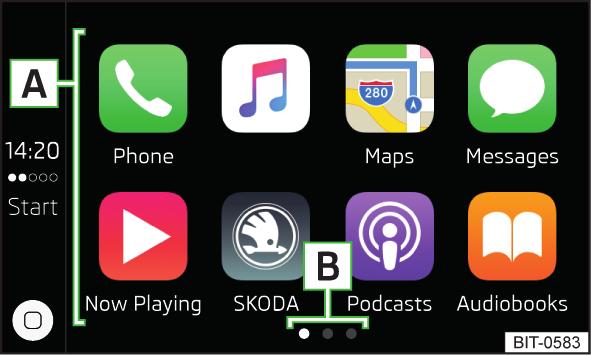 Apple CarPlay Johdatus aiheeseen Apple CarPlay -yhteys voidaan muodostaa seuraavin edellytyksin. Auton virta on päällä. Laite on kytketty päälle. Liitettävä ulkoinen laite on kytketty päälle.