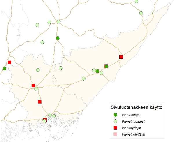 15.2.2017 Terminaali - Työpaja 14.2.2017 HCT-käytävät Puun käyttökohteet Suurin osa valtateiden 6, 15 ja 7