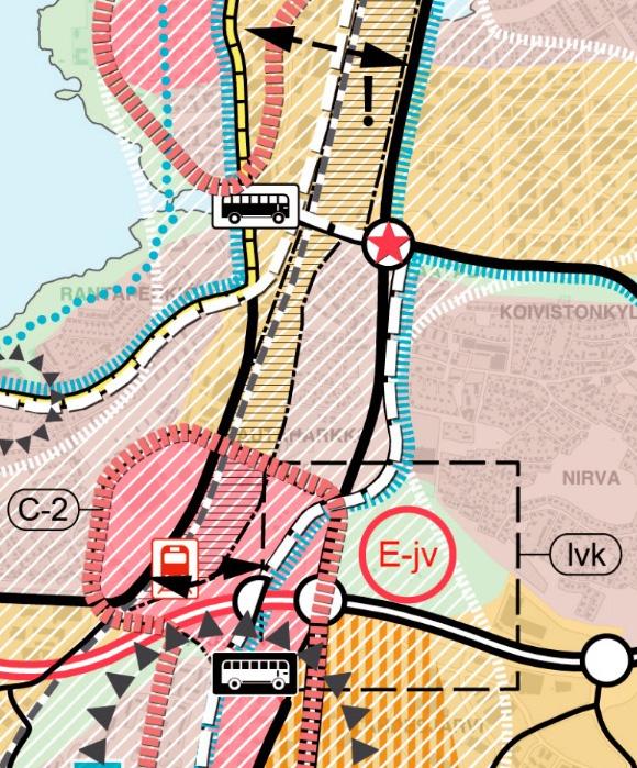 Otteet Tampereen kantakaupungin yleiskaavan 2040 ehdotuksen