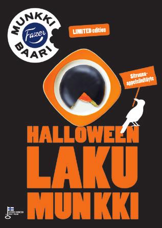 11.9. 4.11.2017 FAZER HALLOWEEN LAKUMUNKKI 12 x 105 g SULATTAMALLA VALMIS 60 min TUOTENUMERO.