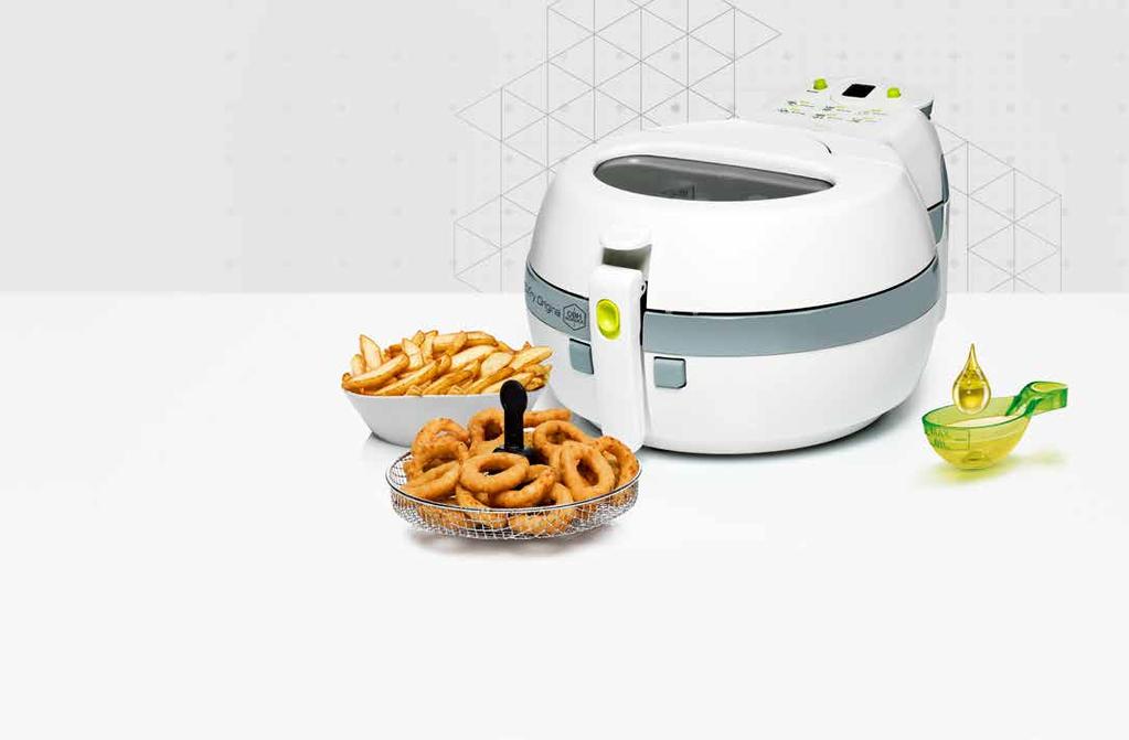 RUOANVALMISTUS ActiFry ActiFry RUOANVALMISTUS INNOVATION Fryer ActiFry Original Snacking Tässä friteerauskeittimessä ruoan valmistamiseen tarvitaan vain lusikallinen öljyä, koska siinä