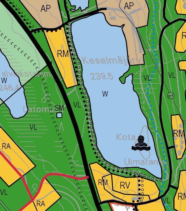 3 3 LÄHTÖKOHDAT 3.1 Selvitys suunnittelualueen oloista Yleiskuvaus Kaava-alue on harjumuodostelman loivaa itään päin laskevaa maastoa. Maaperä Alueen geomorfologia koostuu peitemoreenista.