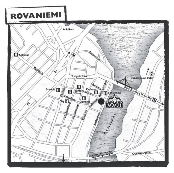 VARAUKSET JA TIEDUSTELUT: Lapland Safaris AC OY Koskikatu 1 96200 ROVANIEMI SUOMI Puh: +358 (0) 16 33 11 200 S-posti: info@laplandsafaris.fi www.laplandsafaris.com Kesäsafarien toteutusaika 1.6. 31.8.2017, paitsi Sesongin erikoisuudet.