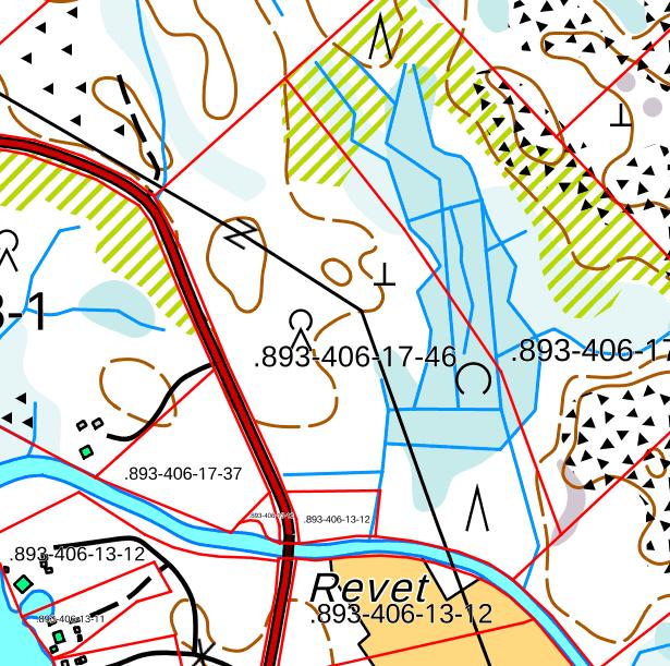 Etäisyys kaava-alueelta etelään Sokaluodon kyläkeskukseen on noin 4 km ja lähimmälle