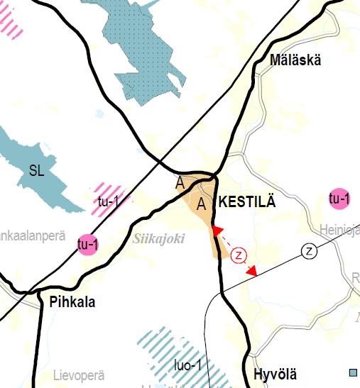 vaihemaakuntakaavassa on osoitettu moottorikelkkailun yhteystarve Kestilästä Kukkolankankaalle ja Hyvölän kautta Pyhännälle.