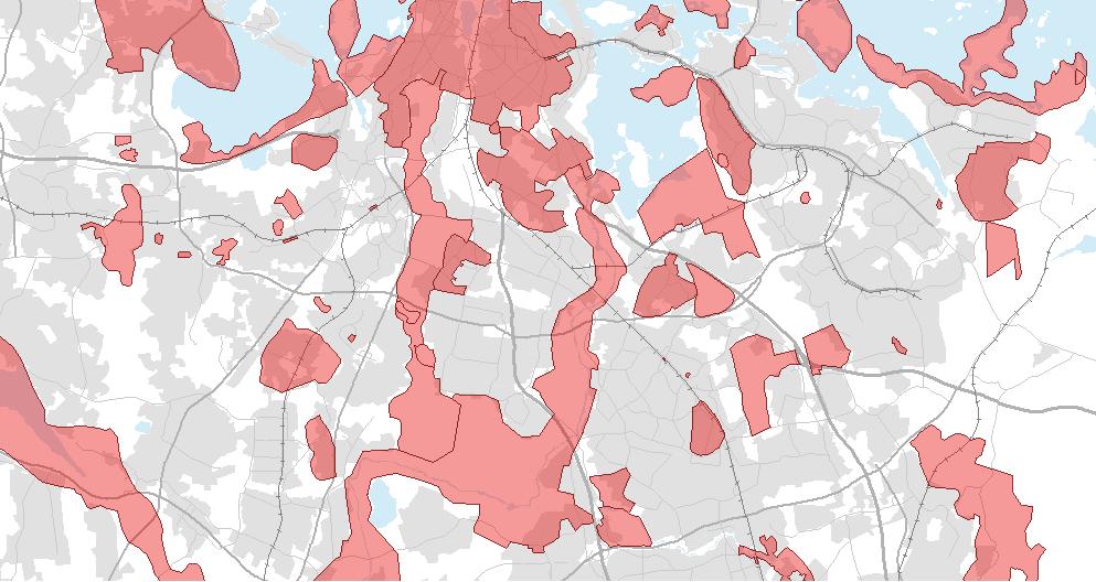 MAAKUNNALLISESTI MERKITTÄVÄT KULTTUURIYMPÄRISTÖT, OSASUURENNOS A-C KULTURMILJÖER AV INTRESSE PÅ LANDSKAPSNIVÅ, DELFÖRSTORING A-C