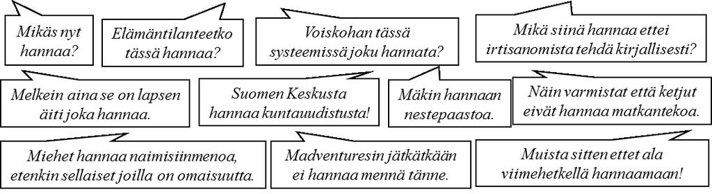 2 omaa kielitajua vastaan hannaavan normin toimimattomuus taas voi selittyä normittajien aikoinaan tekemästä onnettomasta kompromissista (Rahtu 2016: 149).