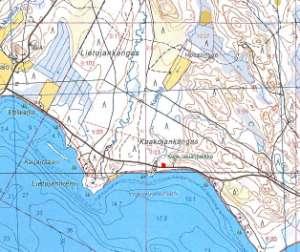 3. Havaintoja vanhalta kohteelta Kaakojankangas [689010002] Kohde sijaitsee Torsa-järven (pinta 77,9 78,3 m mpy) pohjoisrannalla, korkeudella 83 84 m mpy.