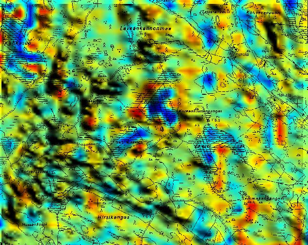 11 0 0.5 kilometers 1 Kuva 11. Bouquer-anomalian 2.