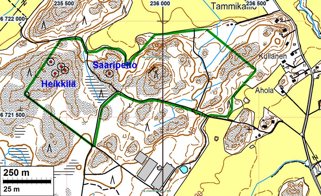 3 Yleiskartta Inventoitu alue on rajattu