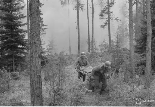 Keittäjäkurssit 1944 1967 Ilmatorjuntajoukot 1945 1952 Jääkäripataljoona 3 1945 1994 Keskussotilassairaala, KSS2 (vuoteen 1984), Hämeen Sotilassairaala, HämSS (vuodesta 1984