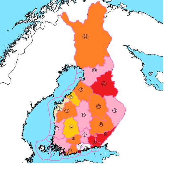 Nuohouspalveluiden nykyinen tarjonta eri piirinuohooja joka nuohouspiirissä lähes eri piirinuohooja jokaisessa nuohouspiirissä muutama piirinuohooja hoitaa useampaa nuohouspiiriä useampi