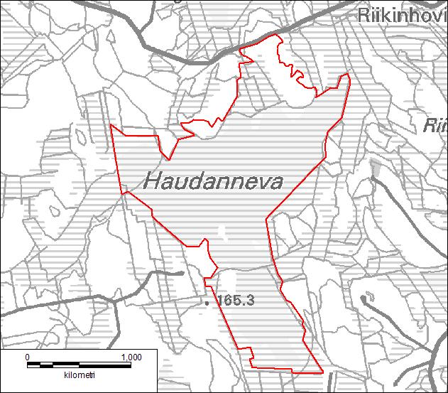 LIITE 13 HAUDANNEVAN LUONNONSUOJELUALUE