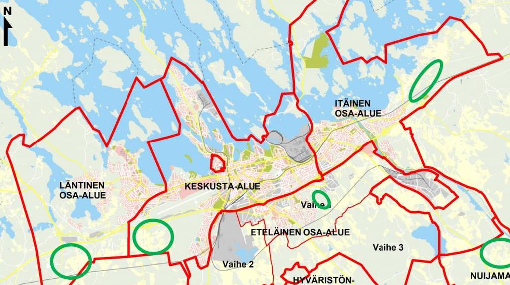 K YLÄAL U E I D E N S U U N N I T T ELU MRL 44 yleiskaavan käyttö rakennusluvan perusteena Keskustaajaman