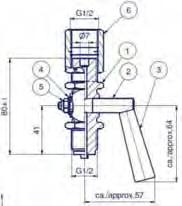 mm S1 / mm Materiaali LVI-Nr. PIKA Osa - numero G1/2'' 16261 25-10 +50 71 38 58 27 Messinki 4583016 FK36 S003.16.000 G1/2'' 16261-A 25-10 +50 71 58 27 Messinki 4583017 WU35 S003.