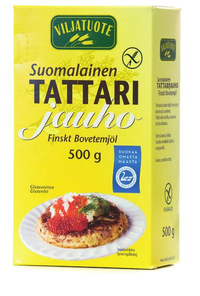 Jos pidät voimakkaammasta tattarin mausta, leivo sellaisenaan leiväksi tai miedonna makua yhdistämällä joukkoon esimerkiksi riisijauhoa.