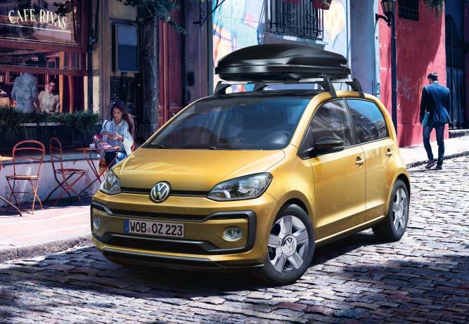 Volkswagen-lisävarusteet 3,60 metriä tilaa uusille mahdollisuuksille: Volkswagenin lisävarusteista löydät runsaan valikoiman varusteita, joiden avulla voit mukauttaa up!