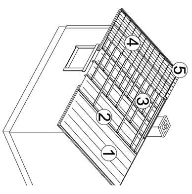 Vanhalle profiilipeltikatolle 1. Jätä vanha profiilipeltikate paikalleen 2. Naulaa profiilin korkuiset (min. 32 mm) pystyrimat kattotuolien kohdalle 3.