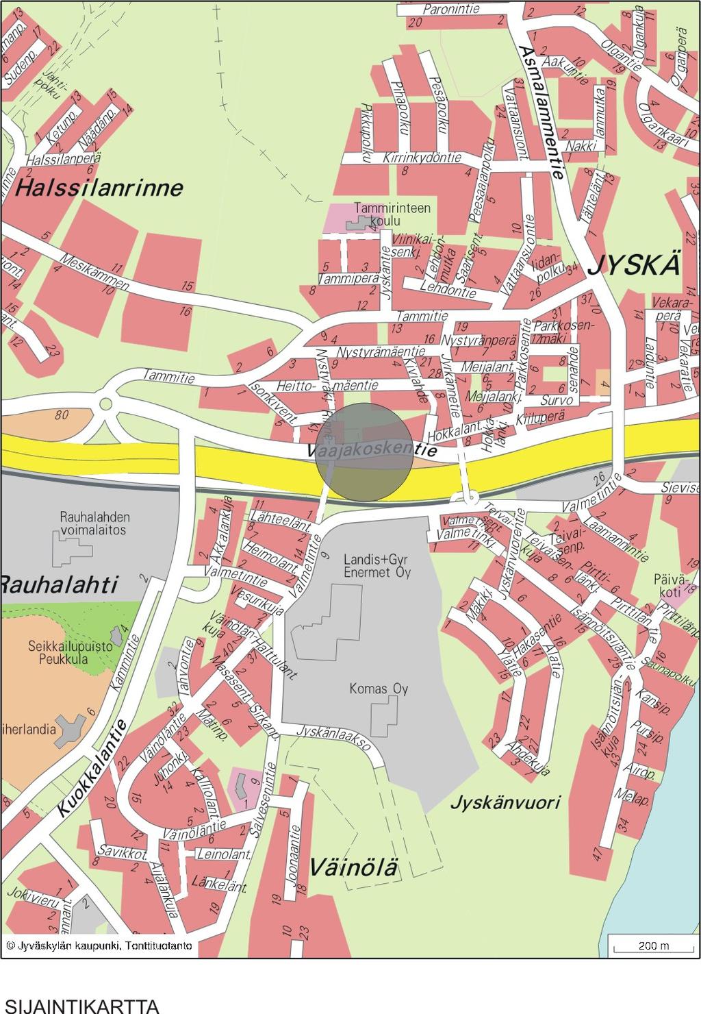 JYVÄSKYLÄN KAUPUNKI ASEMAKAAVAN SELOSTUS 66.