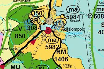 3.2 10 Suunnittelutilanne 3.2.1 Maakuntakaava Voimassa olevassa Tunturi-Lapin maakuntakaavassa suunnittelualue on merkitty matkailupalvelujen alueeksi (RM).