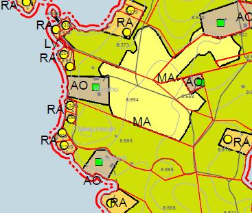 Sivu 11 / 28 Muistutus 9: 179-409-8-654 Pellot on merkitty MA-merkinnällä. Tulevaisuudessa niiden viljely päättyy, yhtenä syynä pienuus ja syrjäinen sijainti.