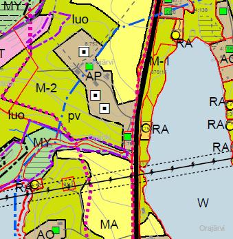 Sivu 13 / 28 Muistutus 12: 179-409-8-752 Muistutuksessa esitetään AP-alueen laajennusta karttaliitteessä esitetyn mukaisesti.