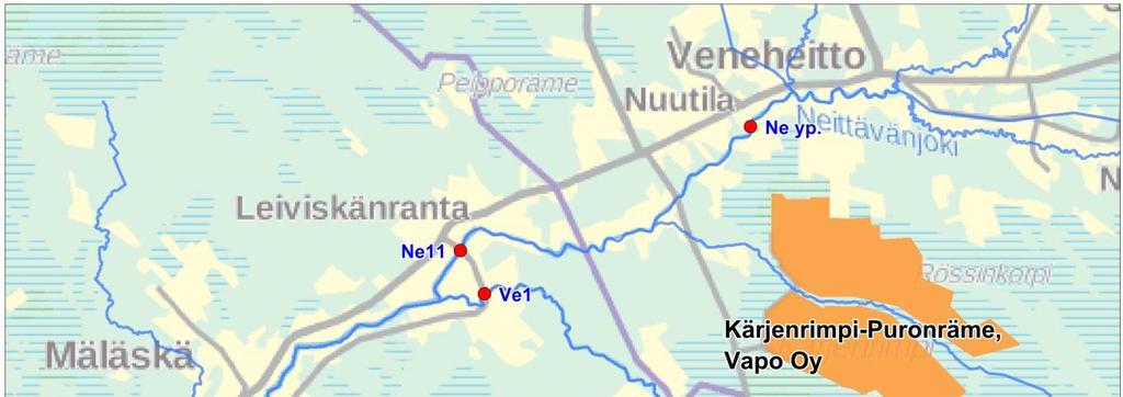 SIIKAJOEN TURVETUOTANTOALUEIDEN KÄYTTÖ-, PÄÄSTÖ- JA VAIKUTUSTARKKAILU VUONNA 216 21 4.