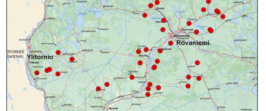 2 KALLIOALUEIDEN LUONTO- JA MAISEMASELVITYS LAPIN POSKI-HANKKEESSA 2. AINEISTO JA MENETELMÄT 2.