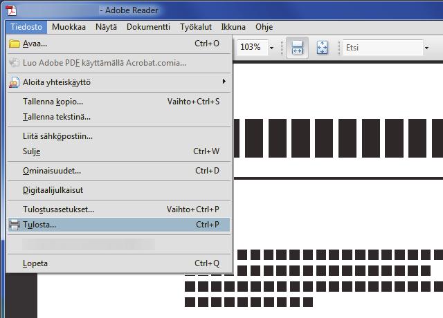 Tulostus > Tulostus sovelluksesta käsin Tulostus sovelluksesta käsin Tässä osassa annetaan perustiedot asiakirjojen tulostamisesta. Ohjeet perustuvat Windows 7:n käyttöliittymään.