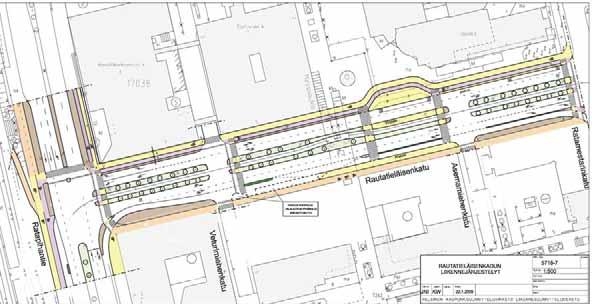 6.3 Kaupunkisuunnitteluviraston liikennesuunnitteluosaston, Helsingin kaupungin liikennelaitoksen ja rakennusviraston yhteiset toimenpiteet Toteutetaan Rautatieläisenkadulle laadittu