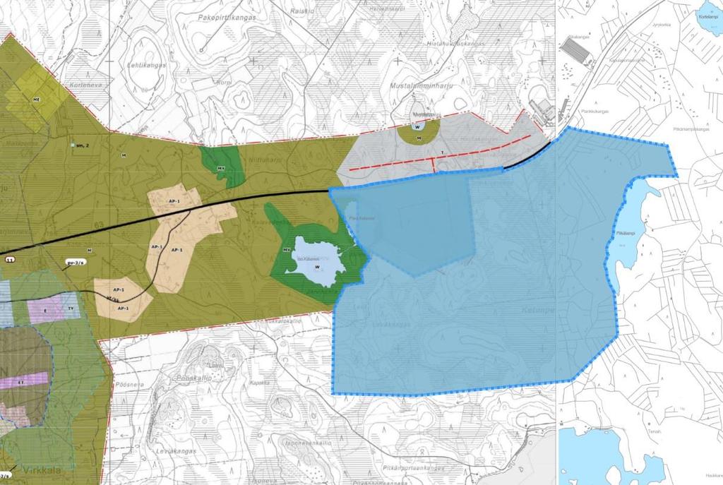 2 RIKASTAMOHANKE Tehtävänä on laatia Kaustisen keskustan osayleiskaavan (muutos ja) laajennus Kaustisen Kalaveden alueelle kaavaillulle kaivostoiminnan tuotantoalueelle.