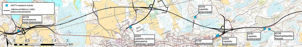 5.10 Vaikutukset pilaantuneen maan kohteisiin 5.10.1 Lähtötiedot ja menetelmät Vaikutukset pilaantuneen maan kohteisiin on arvioitu asiantuntijatyönä.