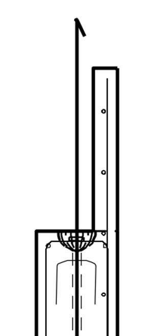 42 Kuula-ankkureita käytettäessä ankkureiden nostolukko vaatii puoliympyrän muotoisen varauksen elementin yläreunaan.