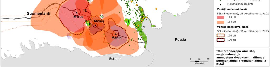 On selvää, että TTS- ja PTS-vaikutusalueet ovat merkittävän laajoja ja että ne ulottuvat sekä Viron että Suomen aluevesille.