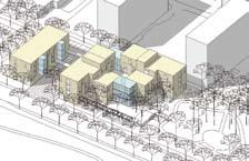 The plan solution based on the central corridor of the senior building is clear and its dimensioning is balanced, though it does not lead to a particularly diverse provision of